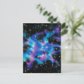 Carte Postale Espace Art aquarelle Galaxy (Debout devant)