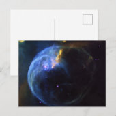Carte Postale Espace, astronomie, Nebula bulle, galaxie, NASA (Devant / Derrière)