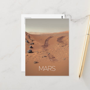 Carte Postale Espace Extérieur, Système Solaire, Planète Mars, C