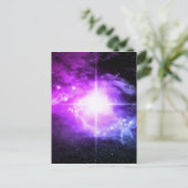 Carte Postale Espace externe pourpre (Debout devant)