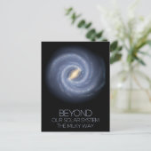 Carte Postale Espace extra-atmosphérique, Galaxie, Voie lactée, (Debout devant)