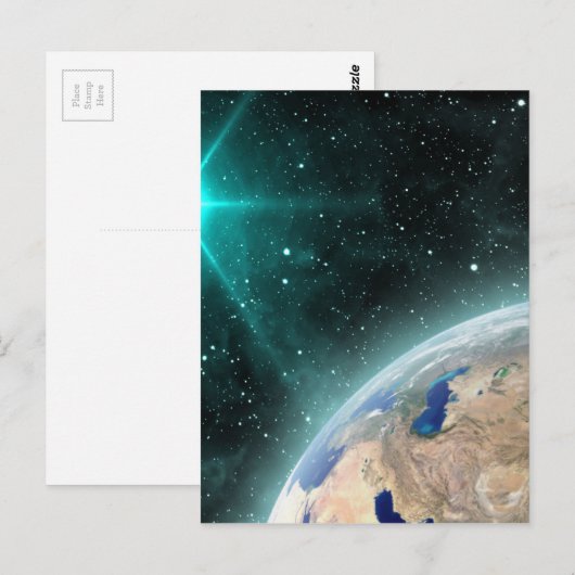 Carte Postale Espace extra-terrestre (Devant / Derrière)