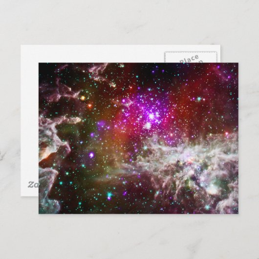 Carte Postale Espace - Nébuleuse Pacman (Devant / Derrière)