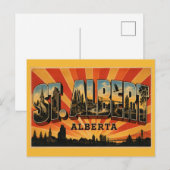 Carte Postale Espace vert historique de St. Albert en Alberta (Devant / Derrière)