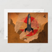 Carte Postale Espace vintage (Devant / Derrière)