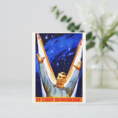 Carte postale Espace vintage (Debout devant)