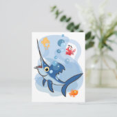 Carte Postale Espadon (Debout devant)