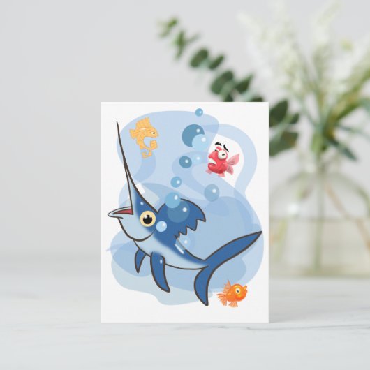 Carte Postale Espadon (Debout devant)