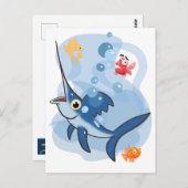 Carte Postale Espadon (Devant / Derrière)