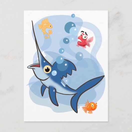 Carte Postale Espadon (Devant)