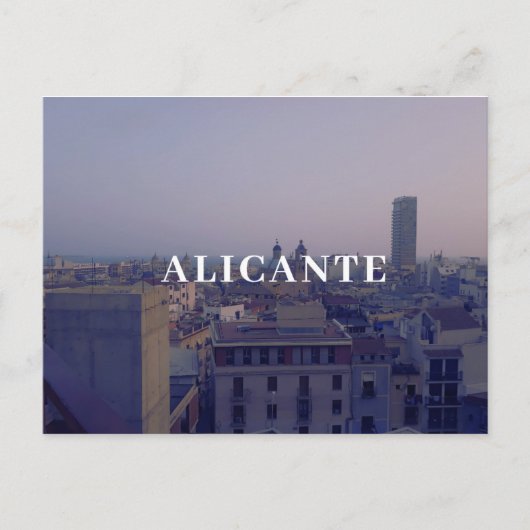 Carte postale Espagne Alicante (Devant)