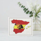 Carte postale Espagne avec Bull et Matador (Debout devant)