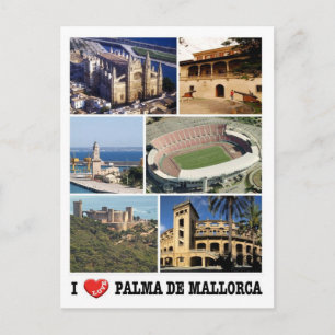 Carte Postale Espagne - Baléares - Majorque - I Love -