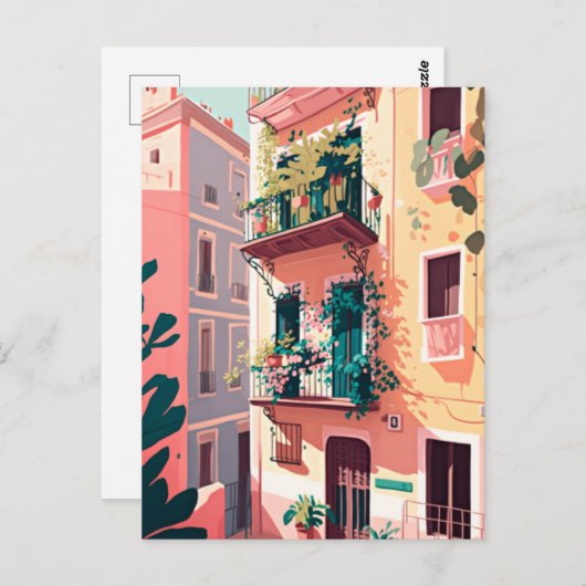 Carte Postale Espagne Barcelone (Devant / Derrière)