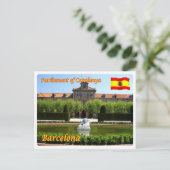Carte Postale Espagne - Barcelone - Parlement de Catalogne - (Debout devant)
