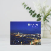 Carte Postale Espagne Barcelone Voyage Tourisme Vintage Ajout (Debout devant)