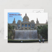 Carte Postale Espagne Barcelone Voyage Tourisme Vintage Ajouter (Devant / Derrière)