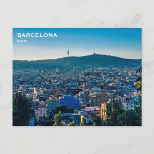 Carte Postale Espagne Barcelone Voyage Tourisme Vintage Ajouter 