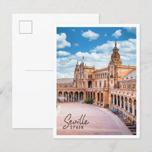 Carte Postale Espagne Carré à Séville Espagne