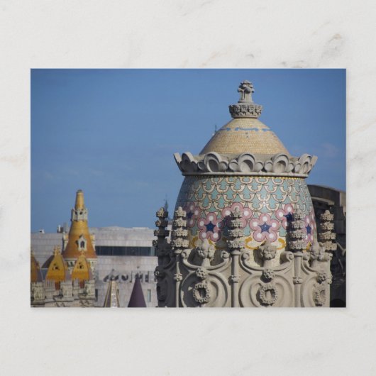 Carte Postale Espagne, Catalogne, Barcelone. Le toit de Barcelon (Devant)