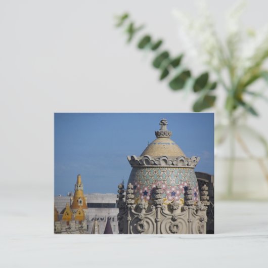 Carte Postale Espagne, Catalogne, Barcelone. Le toit de Barcelon (Debout devant)