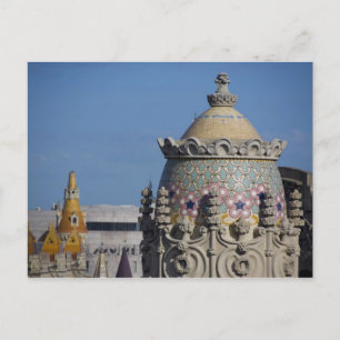 Carte Postale Espagne, Catalogne, Barcelone. Le toit de Barcelon
