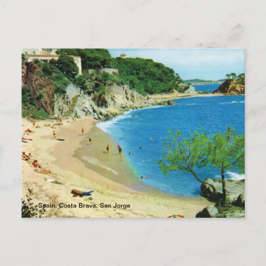 Carte Postale Espagne, Costa Brava, San Jorge (Devant)