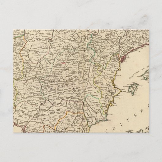 Carte Postale Espagne et Portugal (Devant)