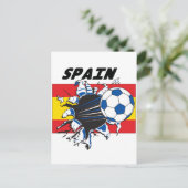 Carte Postale Espagne Fan Merch (Debout devant)