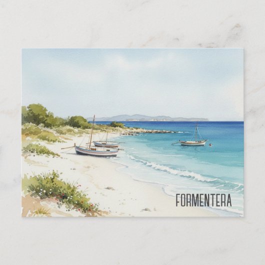 Carte Postale Espagne Formentera Voyage (Devant)