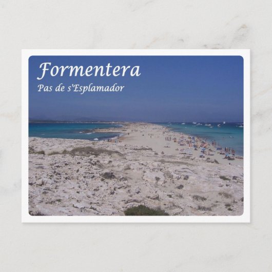 Carte Postale Espagne - Îles Baléares - Formentera - (Devant)