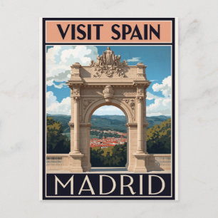Carte Postale Espagne Madrid Arche d'art