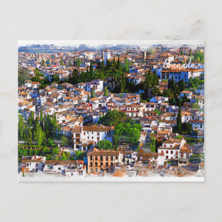 Carte Postale Espagne réelle - Grenade
