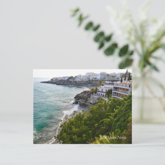 Carte Postale Espagne réelle - Nerja (Debout devant)