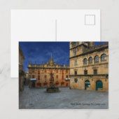 Carte Postale Espagne réelle- Saint-Jacques-de-Compostelle (Devant / Derrière)