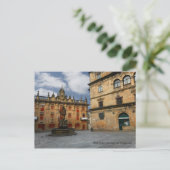 Carte Postale Espagne - Saint-Jacques de Compostelle (Debout devant)