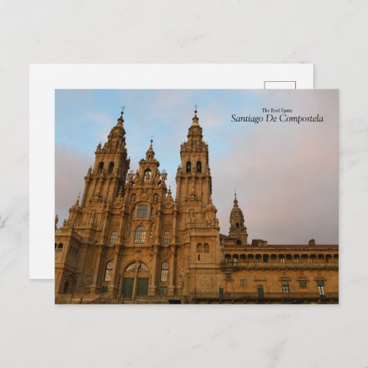 Carte Postale Espagne - Saint-Jacques de Compostelle (Devant / Derrière)
