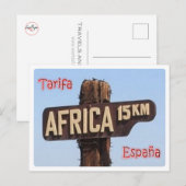 Carte Postale Espagne - Tarifa - Signe - (Devant / Derrière)