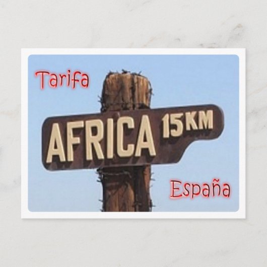 Carte Postale Espagne - Tarifa - Signe - (Devant)