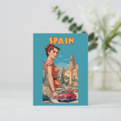 Carte Postale Espagne vintage (Debout devant)