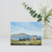 Carte Postale Espagne vintage Bilbao Travel Paining (Debout devant)