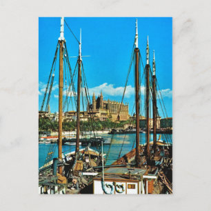 Carte Postale Espagne vintage, Majorque, Cathédrale de Palma