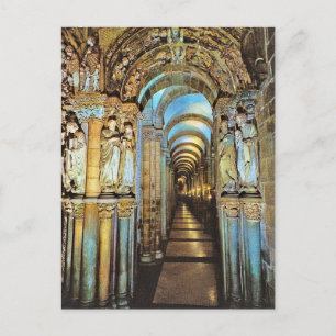 Carte Postale Espagne vintage, Santiago de compostella