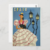 Carte Postale Espagne Vintage voyage (Devant / Derrière)