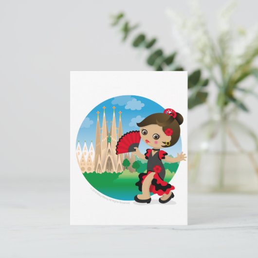 Carte Postale Espagnol (Debout devant)