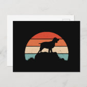 Carte Postale Espagnol à brancard anglais (Devant / Derrière)