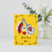 Carte Postale Espagnol Souvenirs Corners Texte vertical (Debout devant)