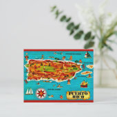 Carte postale espagnole de Porto Rico (Debout devant)