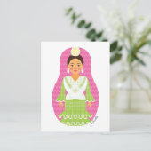 Carte postale espagnole Matryoshka (Debout devant)