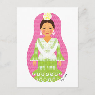 Carte postale espagnole Matryoshka